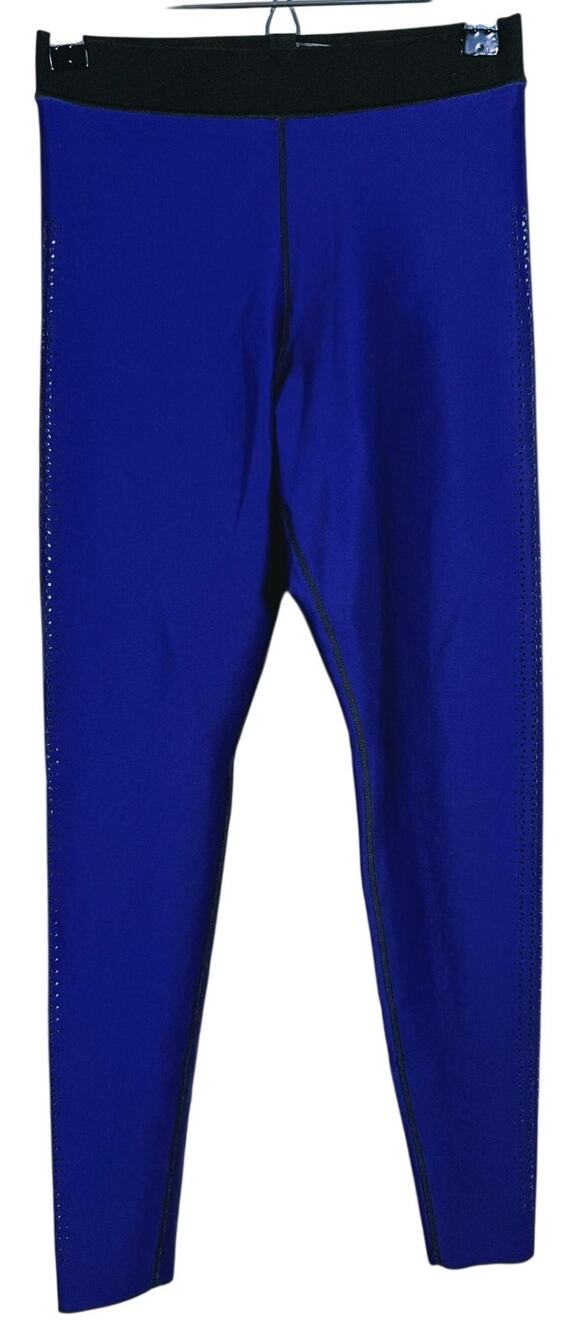 Ultracor Laser Cut High Rise Leggings Size XS Blue Indigo Run Athletic Training